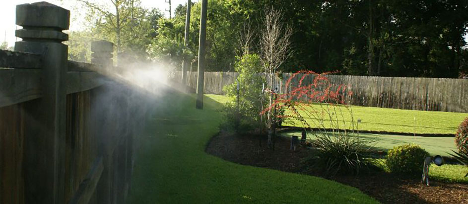 DIY mosquito misting system.